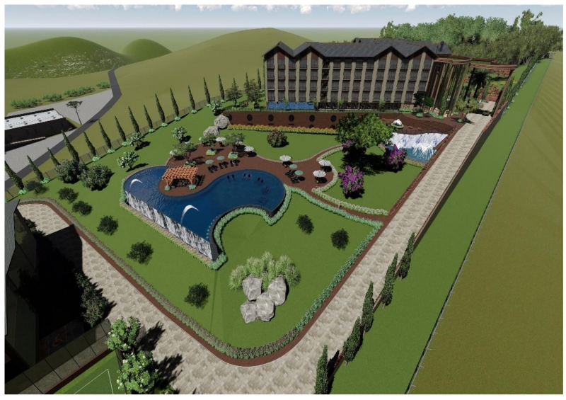 Plaza Termal Resort Vinhedos será erguido em meio a vinícolas e terá uma oferta de 200 apartamentos