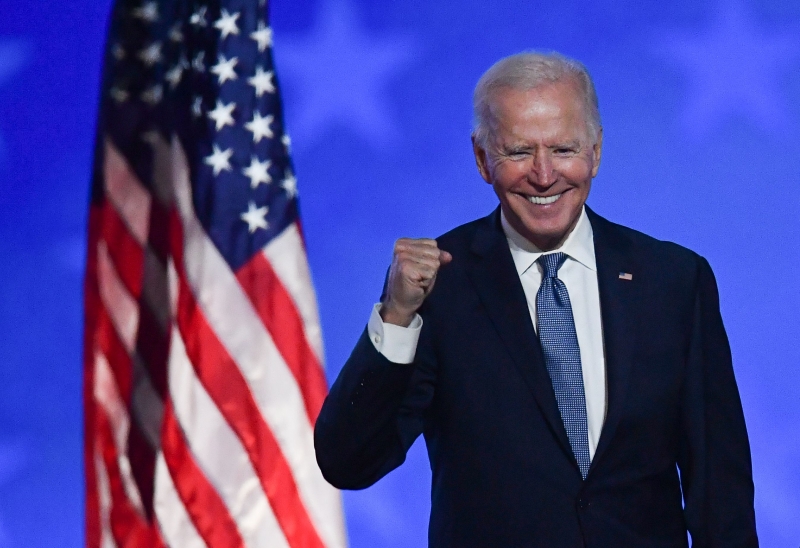 Projeção da vitória de Biden veio com os resultados na Pensilvânia