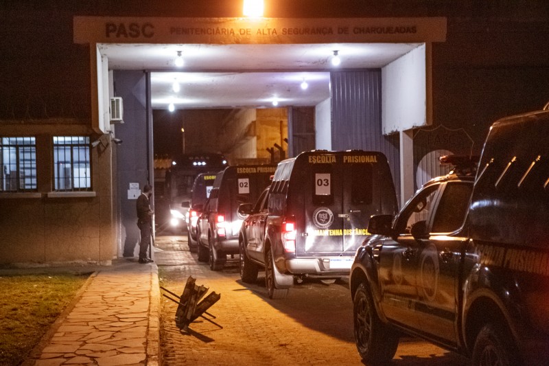 Detentos foram retirados das penitenciárias de Alta Segurança de Charqueadas (Pasc) e Modulada Estadual de Charqueadas(PMEC)