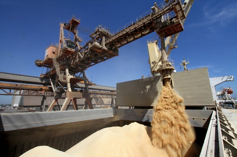 Farelo de soja foi o principal produto no crescimento de 17,7% das exportações do setor de alimentos e bebidas