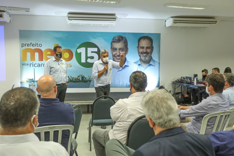 Sebastião Melo liderou reunião com a coordenação de campanha 