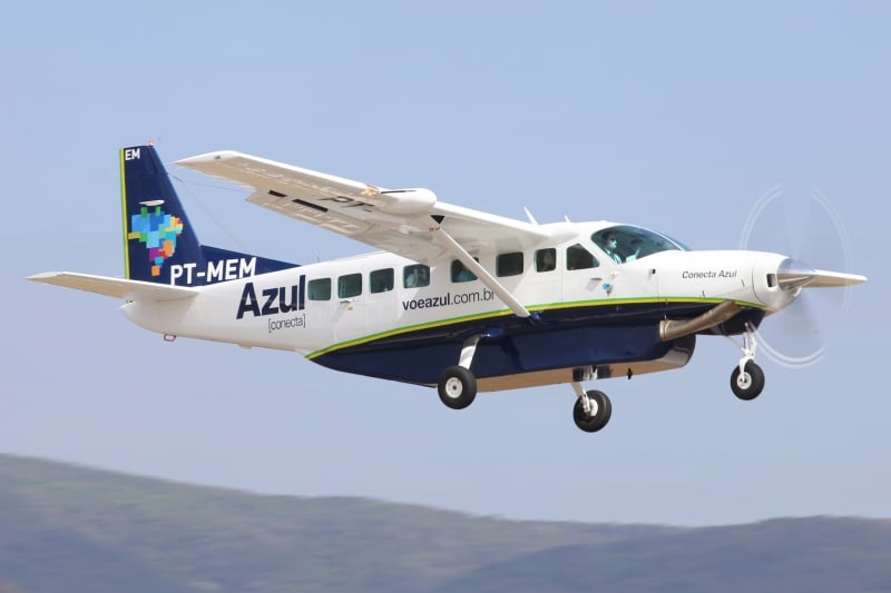 Os voos serão realizados com aeronaves Cessna Gran Caravan, de nove assentos