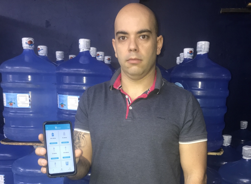 Vinicius Teixeira, do aplicativo Hidrata.vc Foto: Arquivo Pessoal/Divulgação/JC