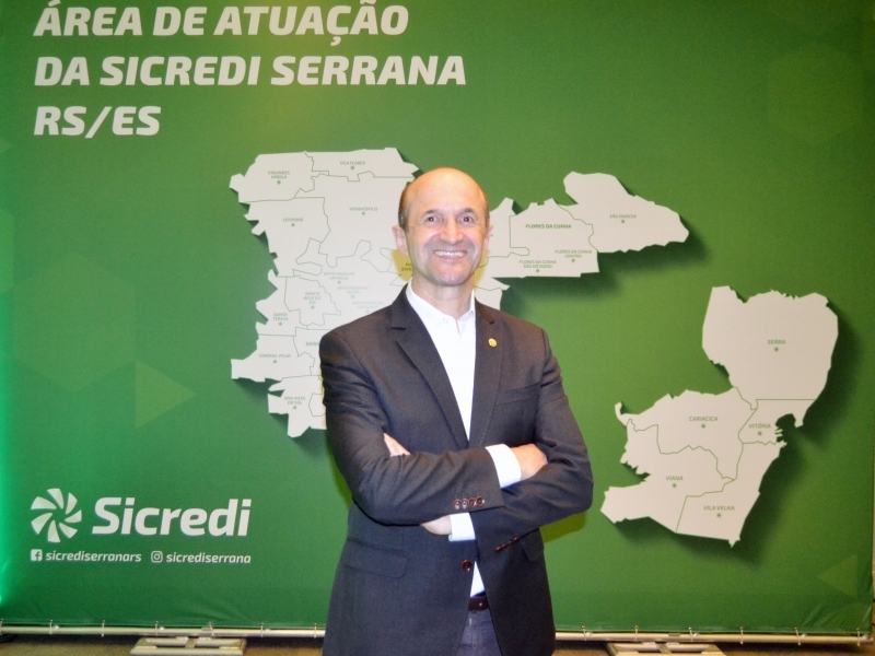 Presidente da Sicredi Serrana, Marcos Balbinot