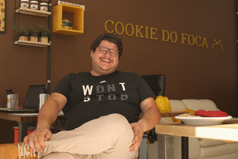 Ricardo Tetelbom, tamb&eacute;m conhecido como Foca, trocou a psicologia pelo empreendedorismo Foto: Arquivo Pessoal/Divulga&ccedil;&atilde;o/JC/