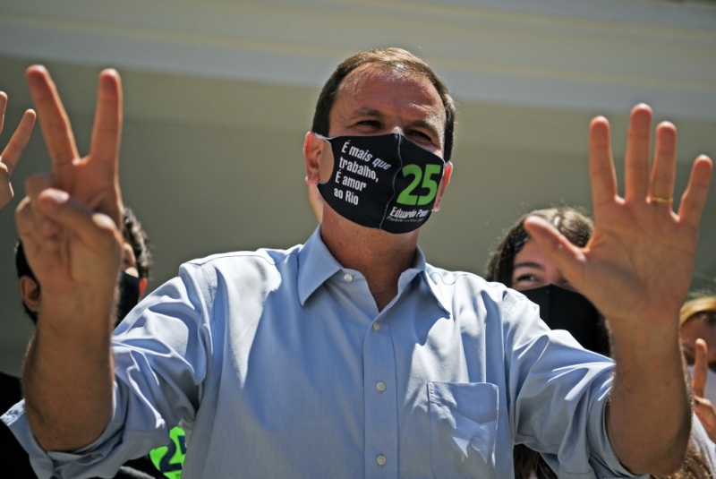 Candidato do DEM (foto) derrotou Marcelo Crivella, do Republicanos