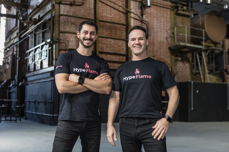 Fernando Castro, CEO HypeFlame, e Marciano Testa, CEO Agibank