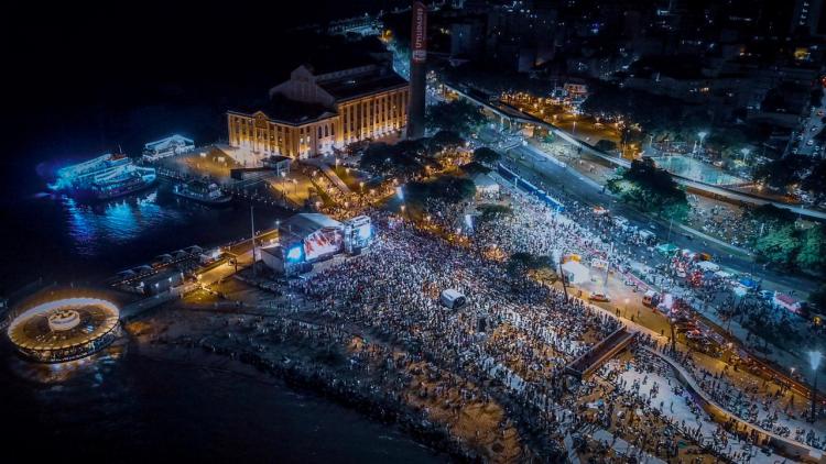 Tradicional comemoração, em frente à Usina do Gasômetro, foi suspensa para evitar aglomerações 