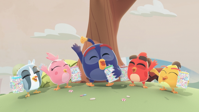 Animação mostra os pássaros como crianças e se passa no universo do game 'Dream Blast'