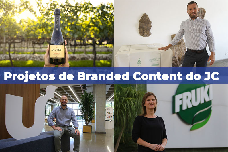 Salton, CMPC, Fruki e Unisinos s?o alguns dos clientes para os quais o JC produziu branded content 