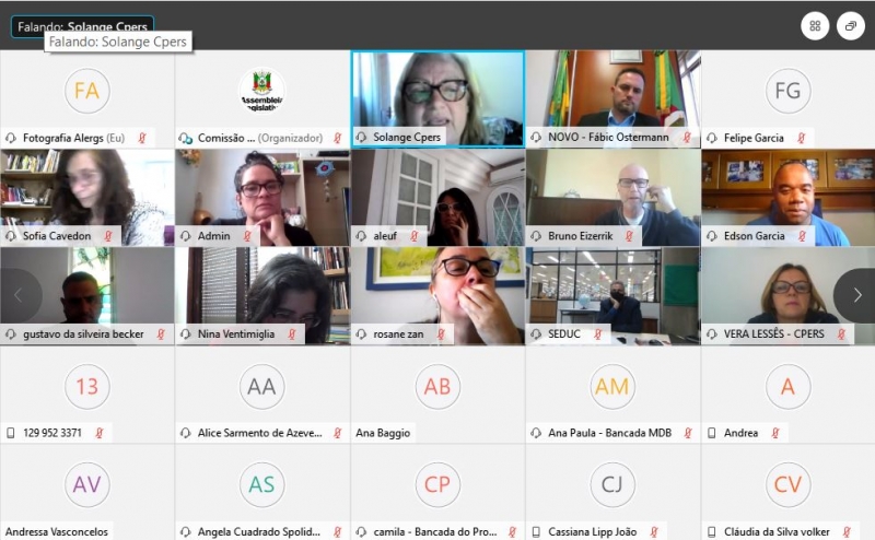 Comissão de Educação realizou 39 reuniões, 27 audiências públicas e 5 webinários.
