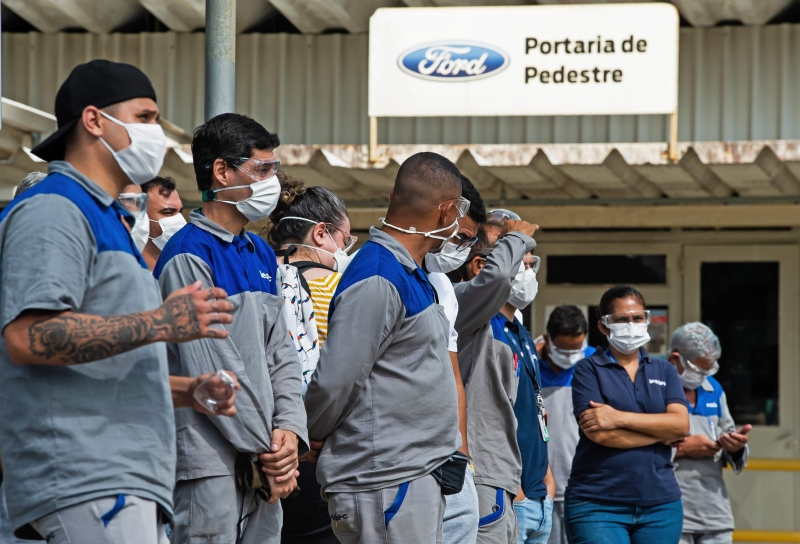 Anúncio de despedida da Ford do Brasil após mais de 100 anos gerou protesto dos trabalhadores