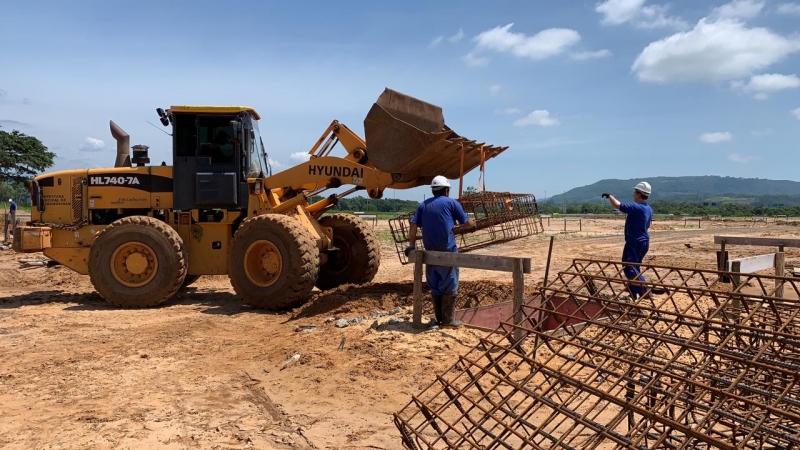 Em obras, fbrica ter capacidade para 45 milhes de litros por ano