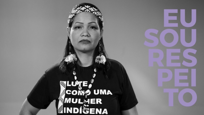 Indígena Alice Martins é um dos rostos da campanha do MPF-RS