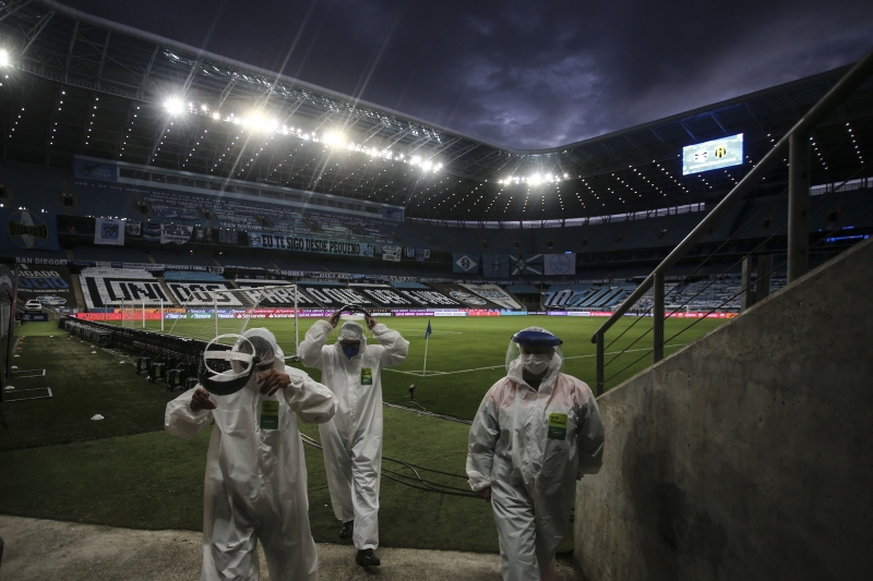 Segundo a entidade, o futebol contribui como combate à pandemia