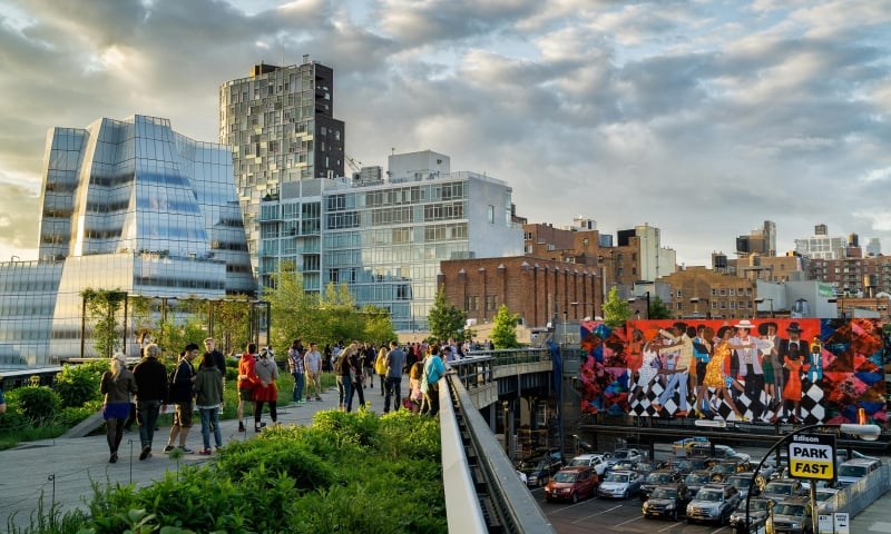 Inspiração é o High Line em Nova York, área de lazer com jardins e programação artística 