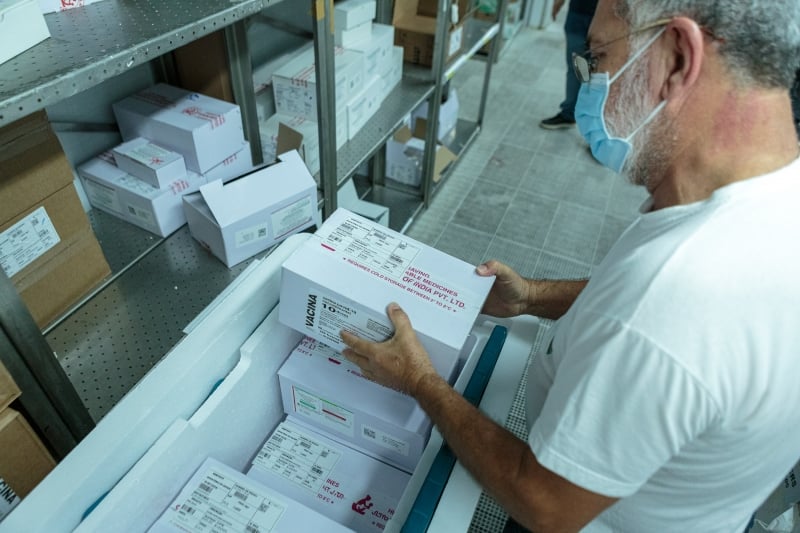 Estado recebeu 116 mil doses do imunizante contra o coronavírus