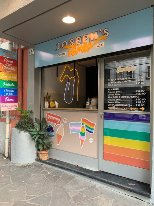 A nova operação do Joseph's é focada em itens para o verão, como sorvete e açaí  Foto: JOSEPH'S/DIVULGAÇÃO/JC