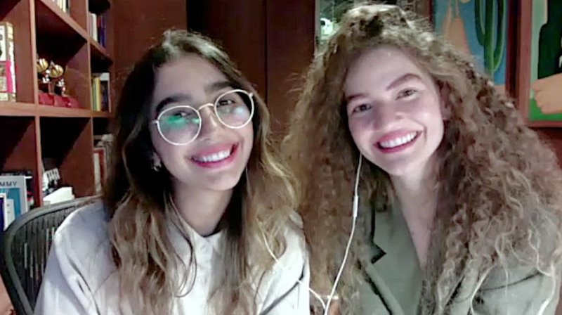 Cantoras Ana Caetano e Vitória Falcão falam sobre o lançamento do quarto álbum da dupla, 'Cor'