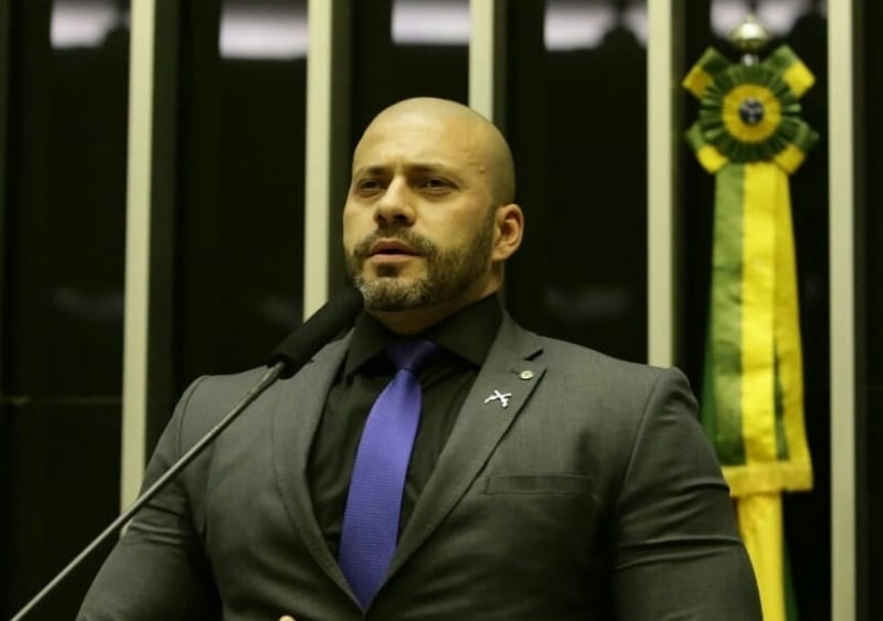 Daniel Silveira (PSL-RJ) divulgou vídeo com discurso de ódio contra os integrantes da Corte