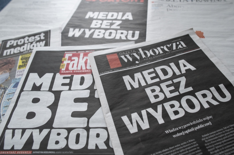 Jornal Gazeta Wyborcza é o maior veículo independente da Polônia