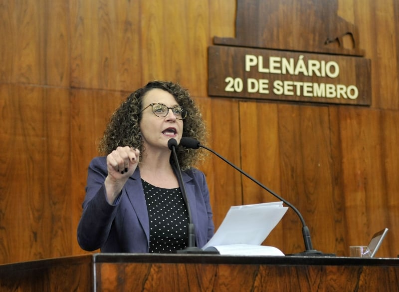 Deputada estadual Luciana Genro (PSOL)