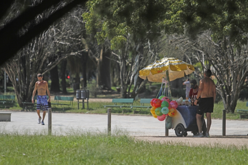 Porto Alegre tem sol, nebulosidade e calor intenso ao longo do dia