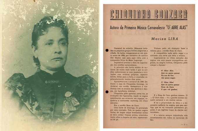 Exposição apresenta documentos da compositora e maestrina imortalizada por marchinhas como 'Ó Abre-Alas'