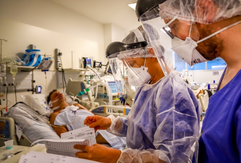 Grande parte das práticas do curso de Medicina são feitas no Hospital de Clínicas de Porto Alegre
