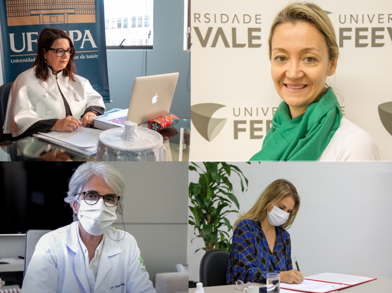 Lucia Pellanda, Caroline Rigotto, Nadine Clausell e Leany Lemos atuam em posições de comando nos setores público e privado