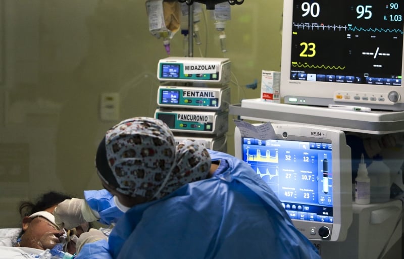 Taxa de ocupa&ccedil;&atilde;o de leitos de UTI em geral &eacute; de 97,8%