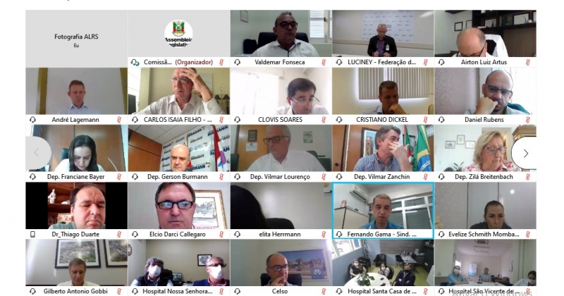 Representantes de hospitais foram unânimes quanto à iminência de um colapso da Saúde no Estado