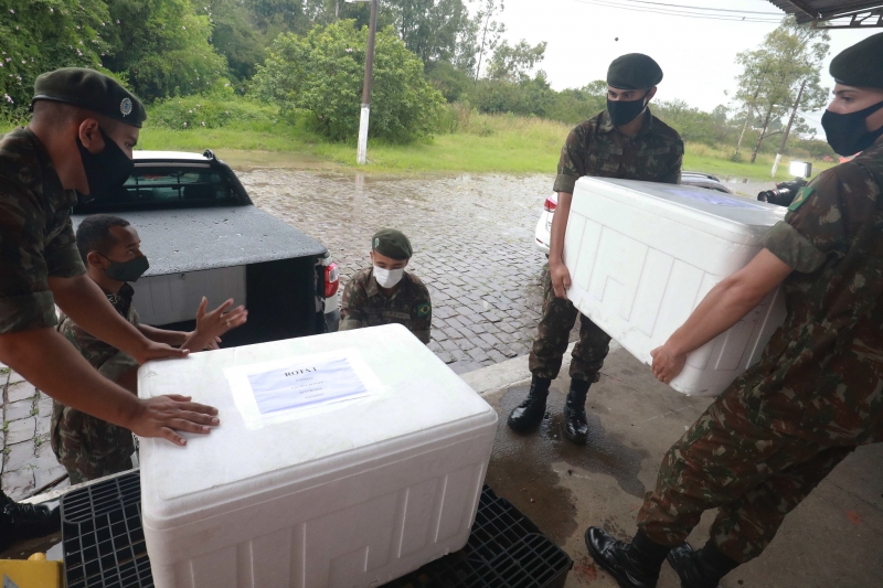 Unidades hospitalares de Canoas, Cachoeirinha, Alvorada e Viamão receberam o carregamento