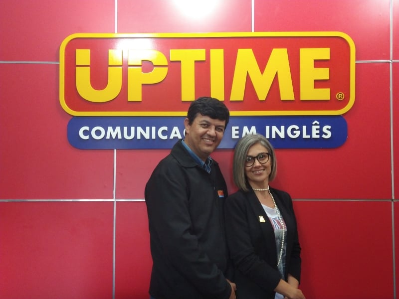 Carla Ramos e Everton Vargas apostaram na Uptime e em seus métodos Foto: Uptime/Divulgação/JC