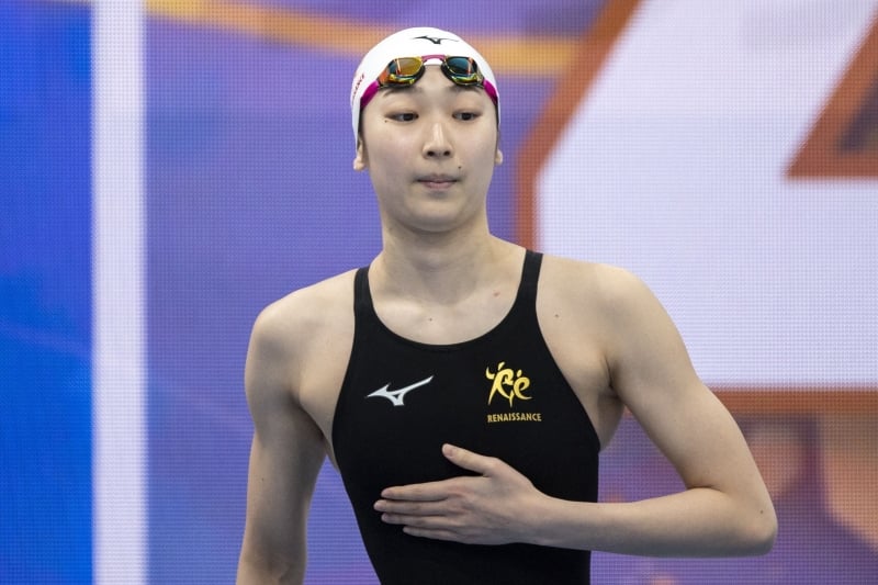 Rikako Ikee assegurou a vaga no revezamento 4x100m olímpico