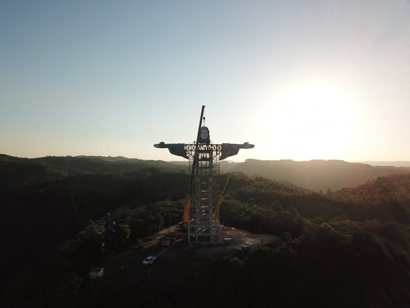 Monumento no topo do Morro das Antenas terá 37 metros de altura