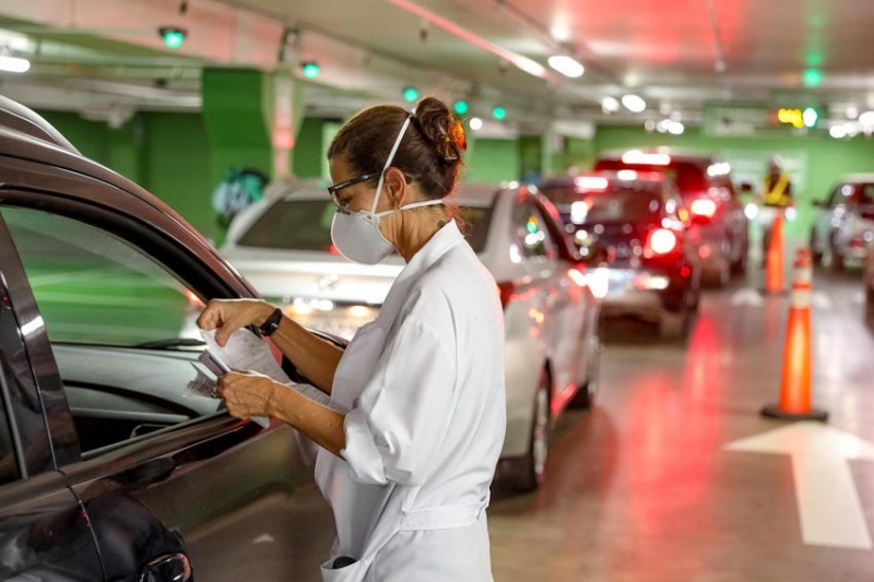 Nesta quarta, apenas o drive-thru da Pucrs estará funcionando, além de 15 postos para primeira dose