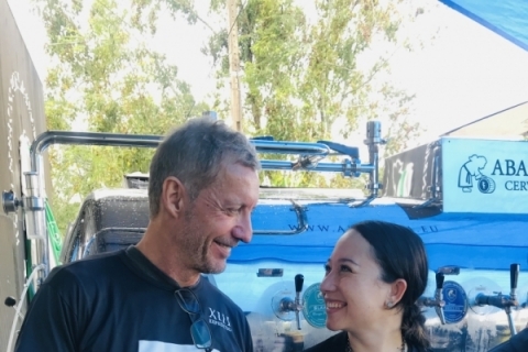 Os empresários Herbert Schumacher 
e Bruna Lamp