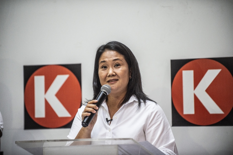 Keiko, do Força Popular, concorre à presidência pela terceira vez