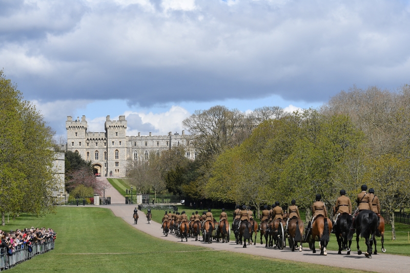 Castelo de Windsor está sendo preparado para o funeral do duque de Edimburgo, no sábado