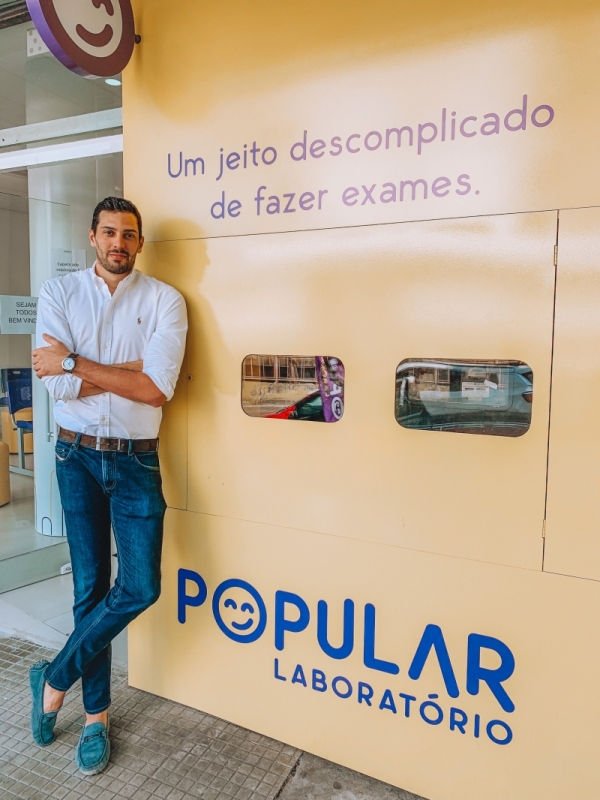 S&eacute;rgio Oliveira &eacute; CEO da rede Mont'Serrat e fala sobre a nova opera&ccedil;&atilde;o, o Popular Laborat&oacute;rio Foto: Lucas Dalfrancis/Divulga&ccedil;&atilde;o/JC