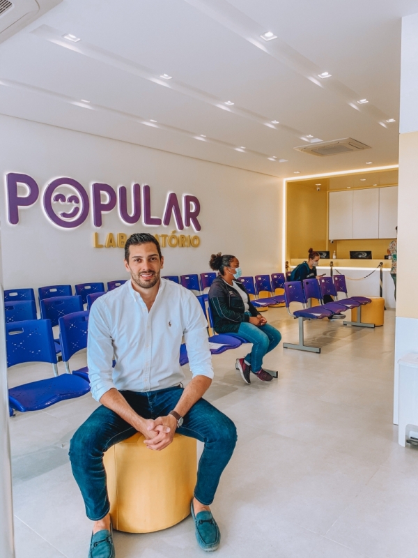 S&eacute;rgio Oliveira &eacute; CEO da rede Mont'Serrat e fala sobre a nova opera&ccedil;&atilde;o, o Popular Laborat&oacute;rio Foto: Lucas Dalfrancis/Divulga&ccedil;&atilde;o/JC