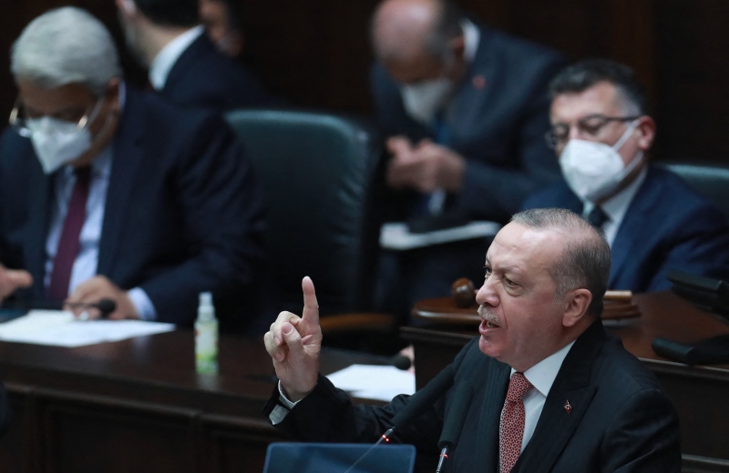 Erdogan também afirmou que a Turquia 'não tem muita responsabilidade' nas emissões de carbono atuais