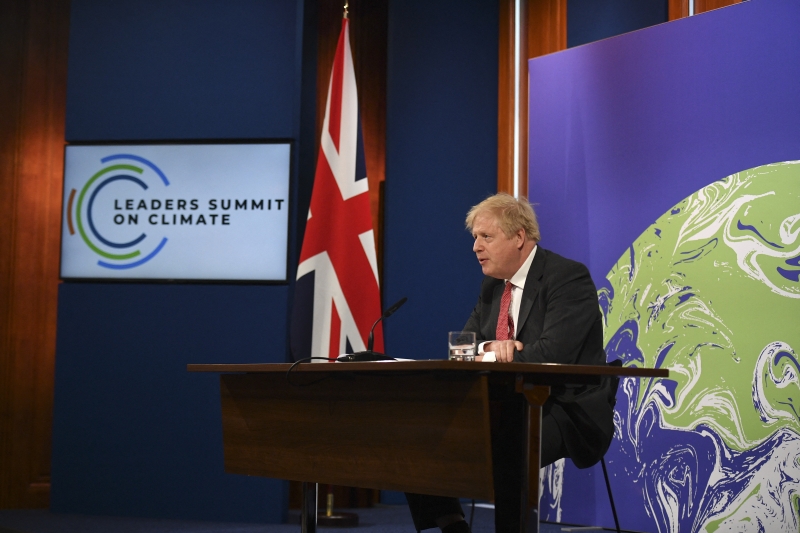 Primeiro-ministro do Reino Unido, Boris Johnson, fez um discurso otimista