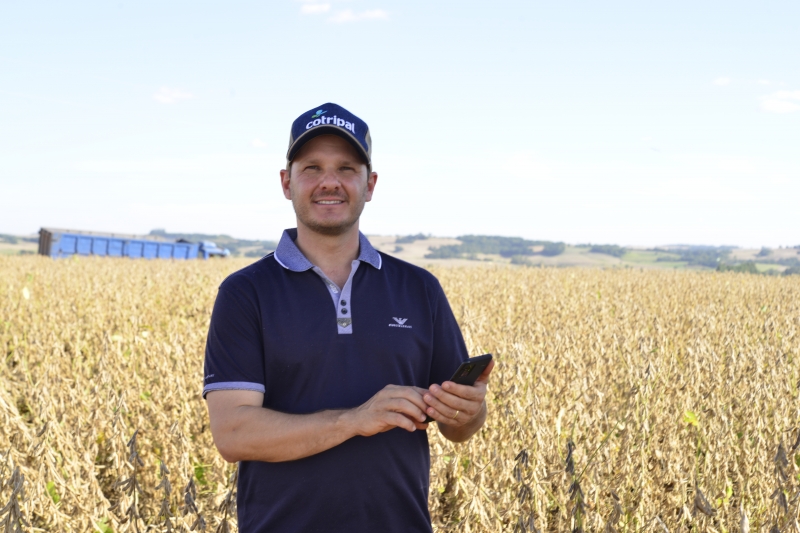 Sartori integrou um grupo de testes que contou com 90 agricultores da Cotrijal 