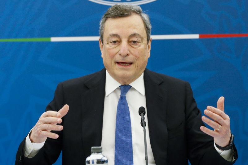 Draghi disse que o apoio da coalizão de governo já não existe mais