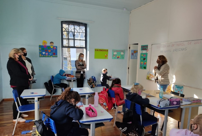 Educação Infantil foi a primeira a voltar em Teutônia