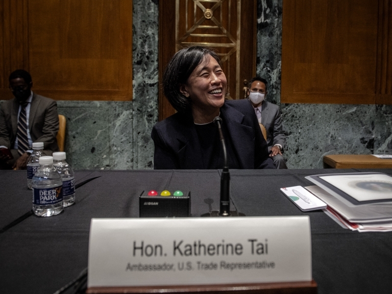 'Essa é uma crise de saúde global e as circunstâncias extraordinárias da pandemia de Covid-19 exigem medidas extraordinárias', disse Katherine Tai