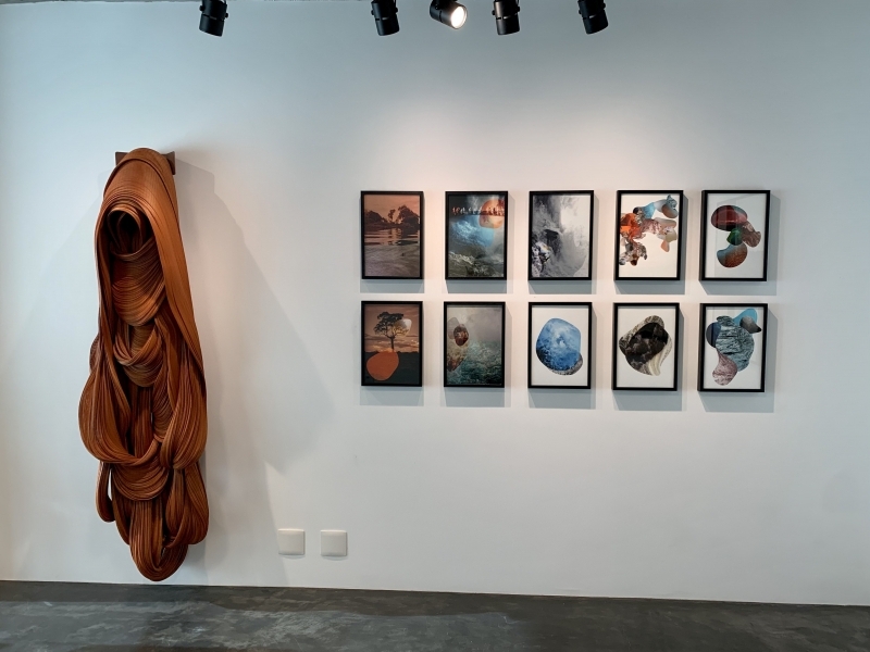 Obras de Armarinhos Teixeira e Claudia Jaguaribe em exposição no novo espaço no Barra
