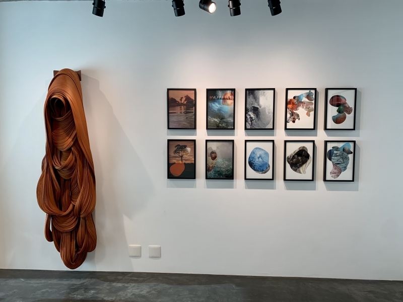 Obras de Armarinhos Teixeira e Claudia Jaguaribe em exposição no novo espaço no Barra